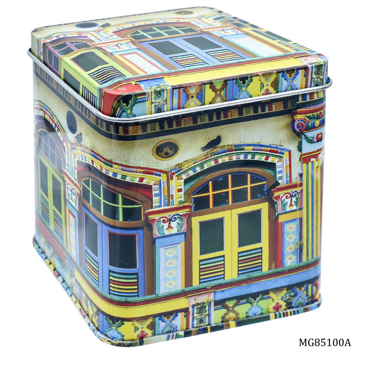 Gift To Love | Metal Gift Box Print Square | Size : 85 X 85 X 100 Mmh | Code : MG85100A