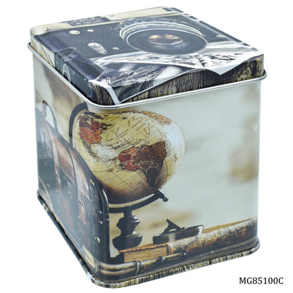 Gift To Love | Metal Gift Box Print Square | Size : 85 X 85 X 100 Mmh | Code : MG85100C
