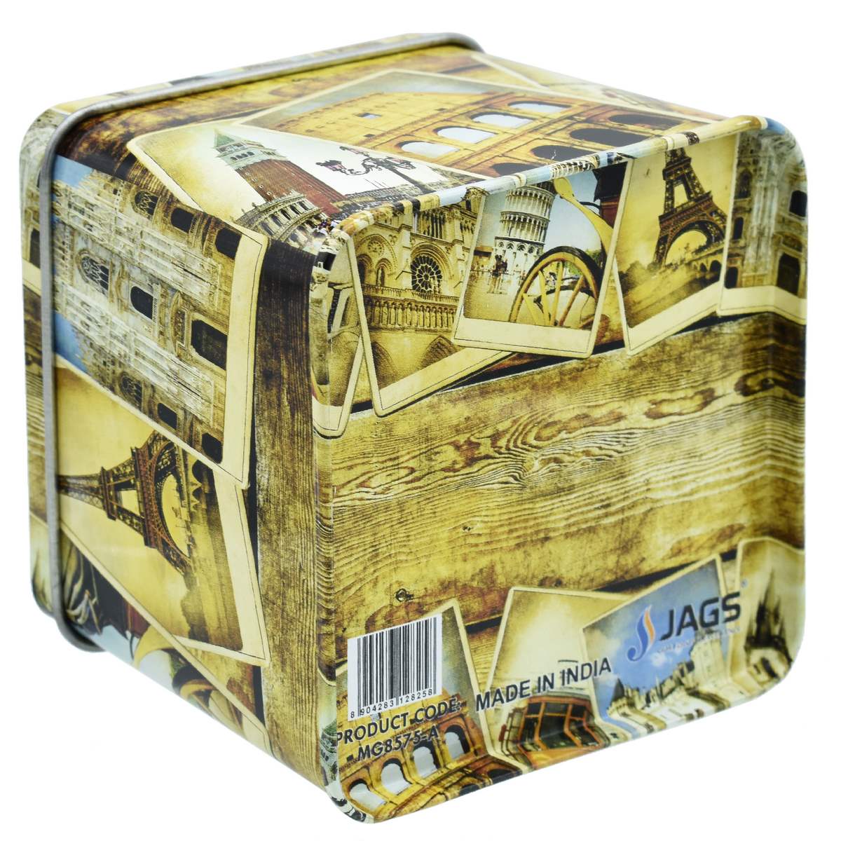 Gift To Love | Metal Gift Box Printed Square | Size : 85 X 85 X 75 Mmh | Code : MG8575-A