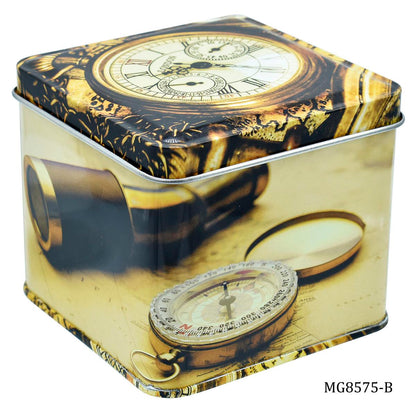 Gift To Love | Metal Gift Box Printed Square | Size : 85 X 85 X 75 Mmh | Code : MG8575-B