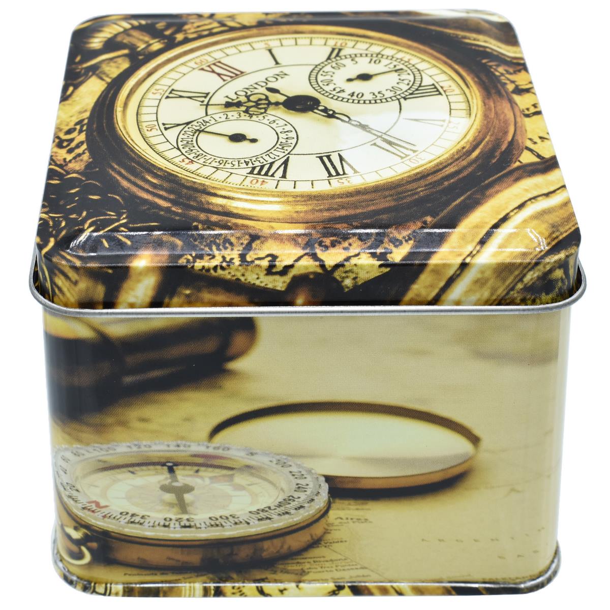 Gift To Love | Metal Gift Box Printed Square | Size : 85 X 85 X 75 Mmh | Code : MG8575-B