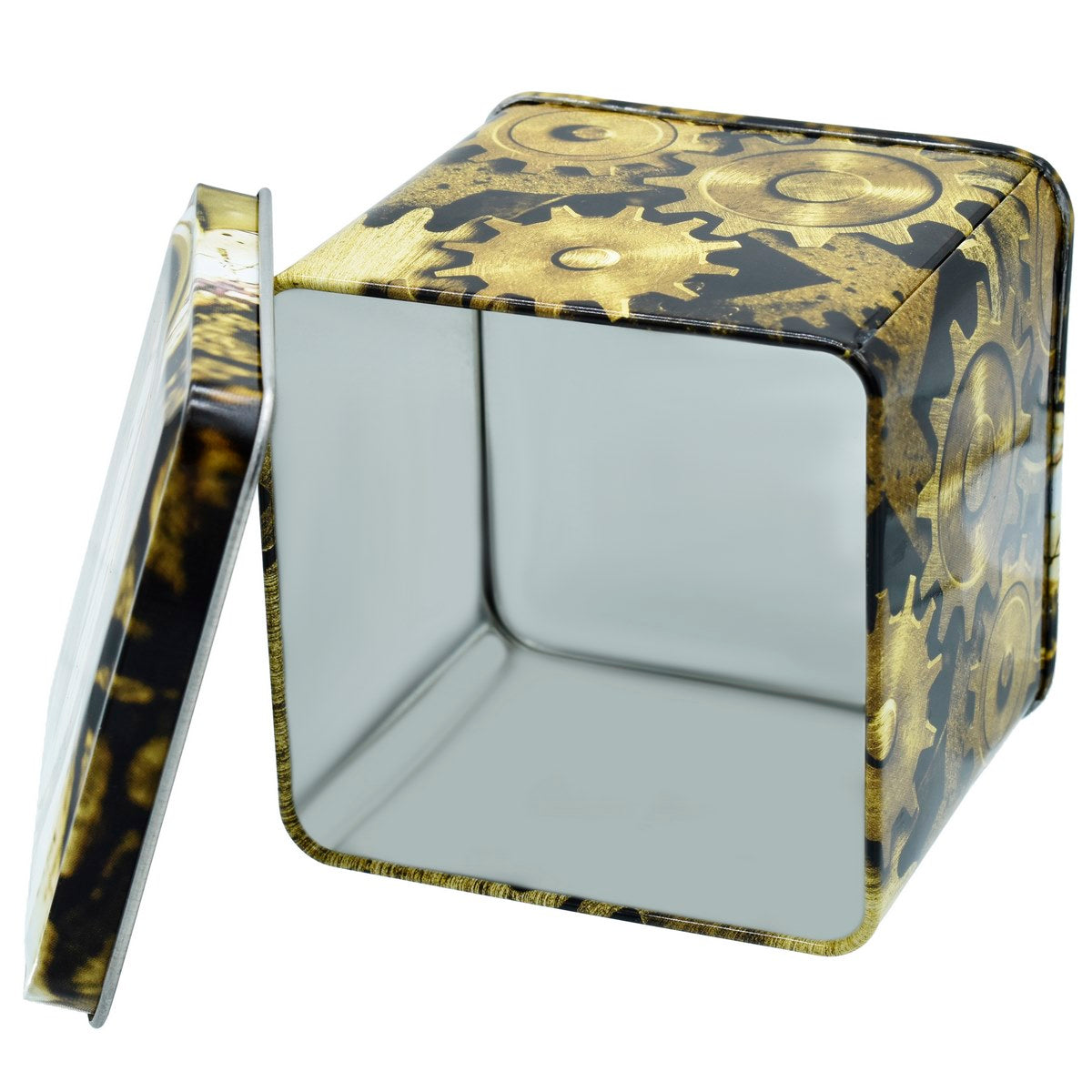 Gift To Love | Metal Gift Box Printed Square | Size : 85 X 85 X 75 Mmh | Code : MG8575-C