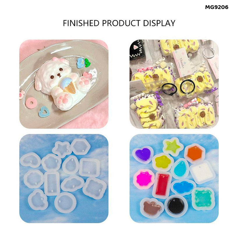 Gift To Love | Resin Silicone Mold Making Kit | Size : 1000 Gm | Code : MG9206