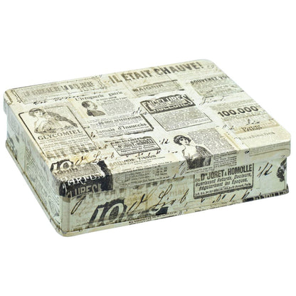 Gift To Love | Metal Gift Box Print Rect Tins | Size : 221 X 141 X 47 Mm | Code : MGBR01