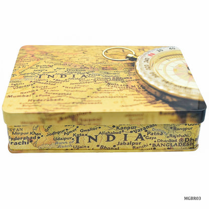 Gift To Love | Metal Gift Box Print Rect Tins | Size : 221 X 141 X 47 Mm | Code : MGBR03