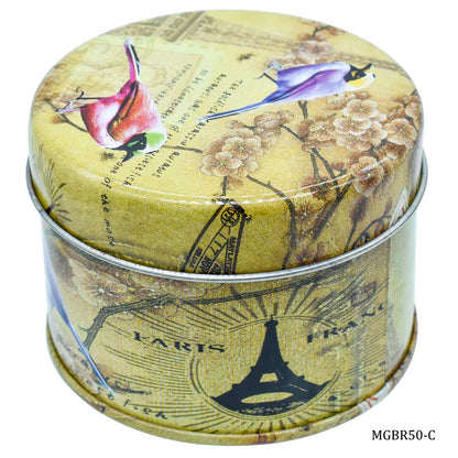 Gift To Love | Metal Gift Box Print Round | Size : 75 X 50 Mm H | Code : MGBR50-C