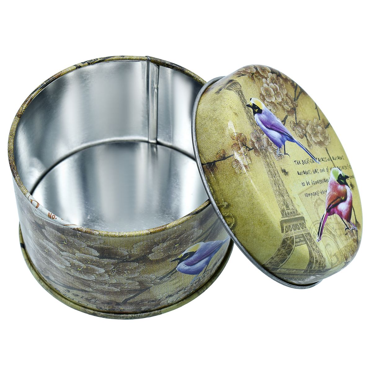 Gift To Love | Metal Gift Box Print Round | Size : 75 X 50 Mm H | Code : MGBR50-C