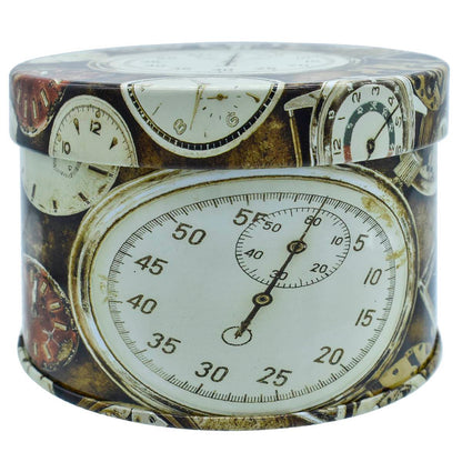 Gift To Love | Metal Gift Box Print Round | Size : 92 X 60 Mmh | Code : MGBR60-B