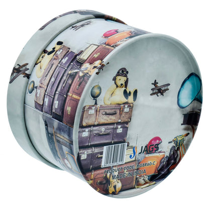 Gift To Love | Metal Gift Box Print Round | Size : 92 X 60 Mmh | Code : MGBR60-C