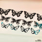 Gift To Love | 3D Butterfly Metallic Glitter Sticker | Pcs : 12 Pcs | Code : MGJD