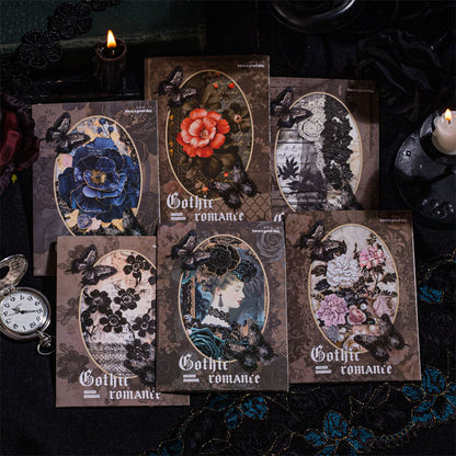 Gift To Love | Gothic Style Deco Sticker Pack | Pcs : 10 Pc | Code : MHDGTLM006