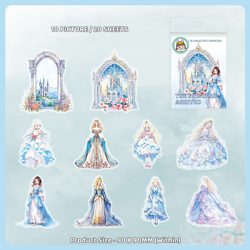 Gift To Love | Princess Arrival Deco Sticker | Pcs : 20 Pcs | Code : MHDGZJD003