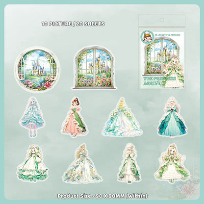 Gift To Love | Princess Arrival Deco Sticker | Pcs : 20 Pcs | Code : MHDGZJD005