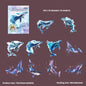 Gift To Love | Whale Falling Star Series Deco Sticker | Pcs : 10 Pcs | Code : MHDJLXC004