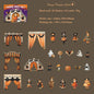 Gift To Love | Halloween Handbook Deco Sticker | Pcs : 25 Pcs | Code : MHDKHPD001