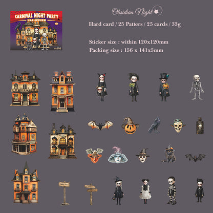 Gift To Love | Halloween Handbook Deco Sticker | Pcs : 25 Pcs | Code : MHDKHPD002