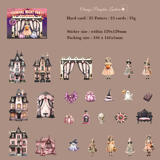 Gift To Love | Halloween Handbook Deco Sticker | Pcs : 25 Pcs | Code : MHDKHPD003