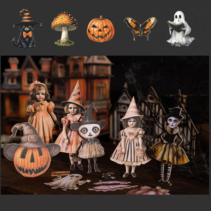 Gift To Love | Halloween Handbook Deco Sticker | Pcs : 25 Pc | Code : MHDKHPD004
