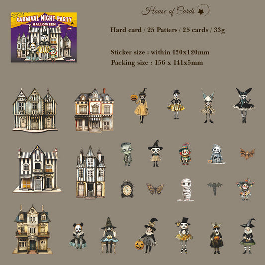 Gift To Love | Halloween Handbook Deco Sticker | Pcs : 25 Pc | Code : MHDKHPD004