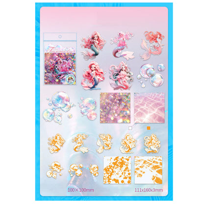 Gift To Love | Mermaid Fantasy Pet Sticker | Pcs : 10 Pcs | Code : MHDPPMR002