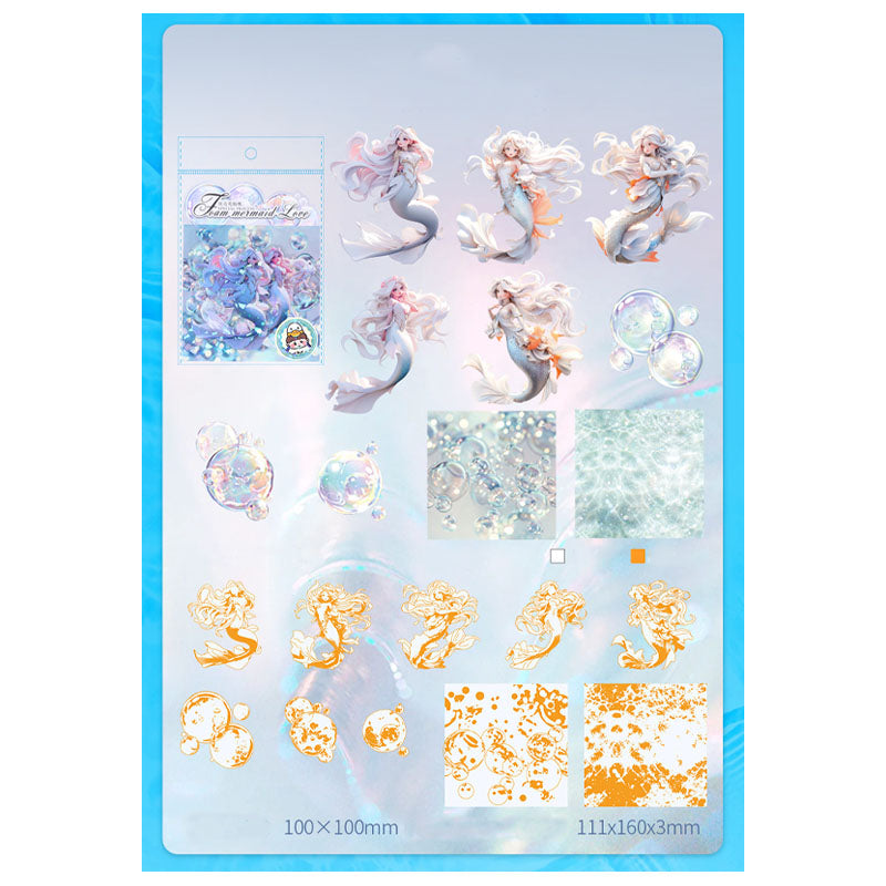 Gift To Love | Mermaid Fantasy Pet Sticker | Pcs : 10 Pcs | Code : MHDPPMR006