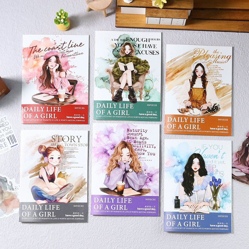 Gift To Love | Daily Life Of Girl Character | Pcs : 30 Pcs | Code : MHDSNSH005