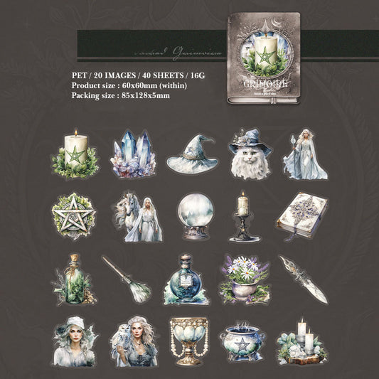 Gift To Love | Sacred Magic Book Series Sticker | Pcs : 40 Pcs | Code : MHDSSMF005