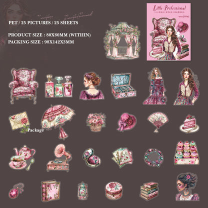 Gift To Love | Little Professional Deco Sticker | Pcs : 25 Pc | Code : MHDXXZY004