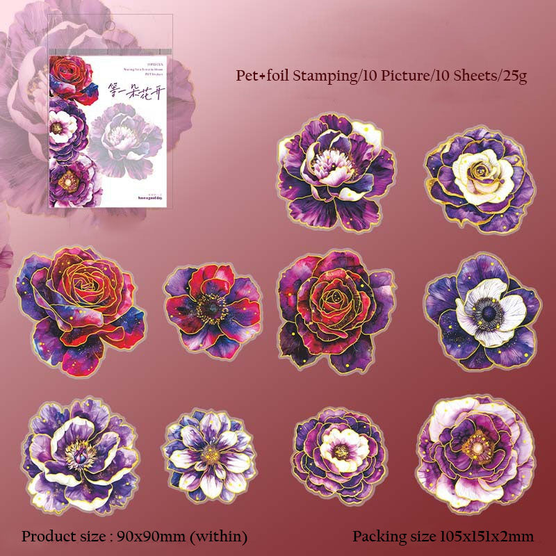 Gift To Love | Handbook Deco Flower Sticker | Pcs : 10 Pcs | Code : MHDYDHK006