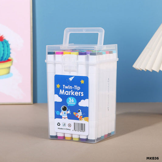 Gift To Love | Touch Marker | Pcs : 36 Colors Box | Code : MKB36