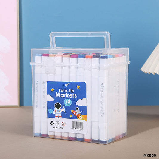 Gift To Love | Touch Marker | Pcs : 60 Colors Box | Code : MKB60