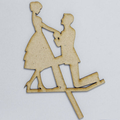 Gift To Love | Mdf Laser Cutting Couple Propose | Code : MLCC12