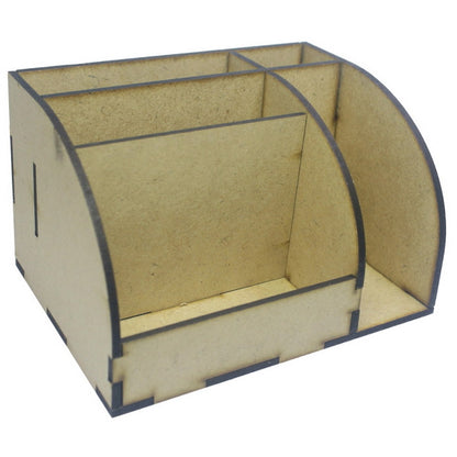 Gift To Love | Mdf Laser Cutting Pen Stand Multifunction | Code : MLCF07