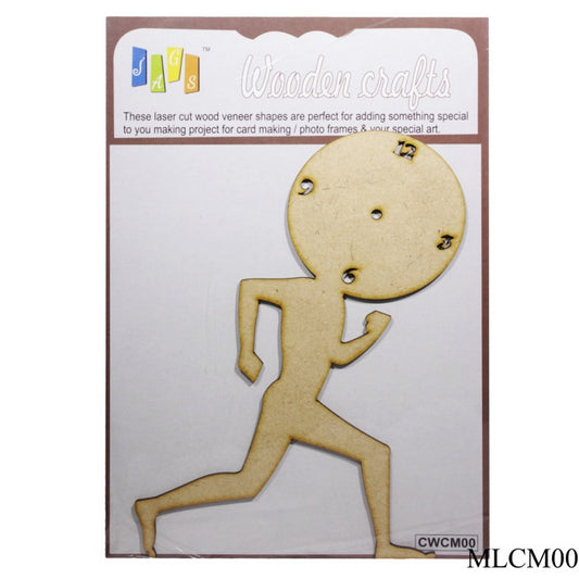 Gift To Love | Mdf Laser Cutting Man Sport Clock | Code : MLCM00