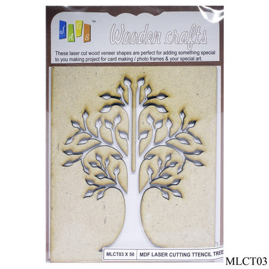 Gift To Love | Mdf Laser Cutting Stencil Tree | Code : MLCT03