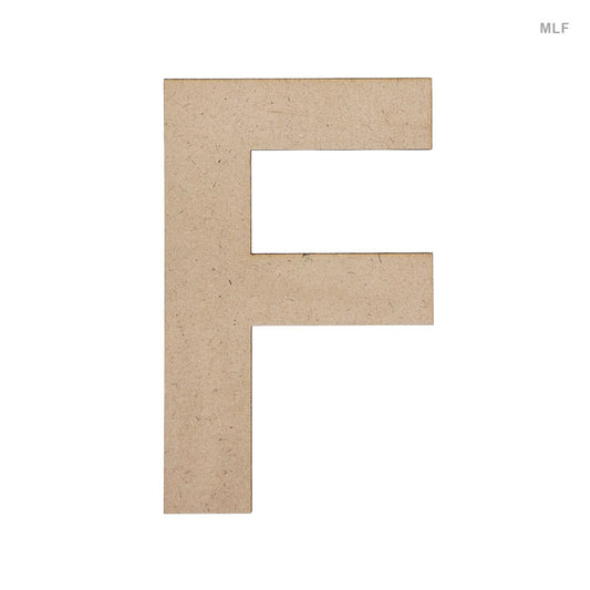 Gift To Love | Letter F Mdf Cutout | Size : 6 Inch | Code : MLF