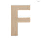 Gift To Love | Letter F Mdf Cutout | Size : 6 Inch | Code : MLF