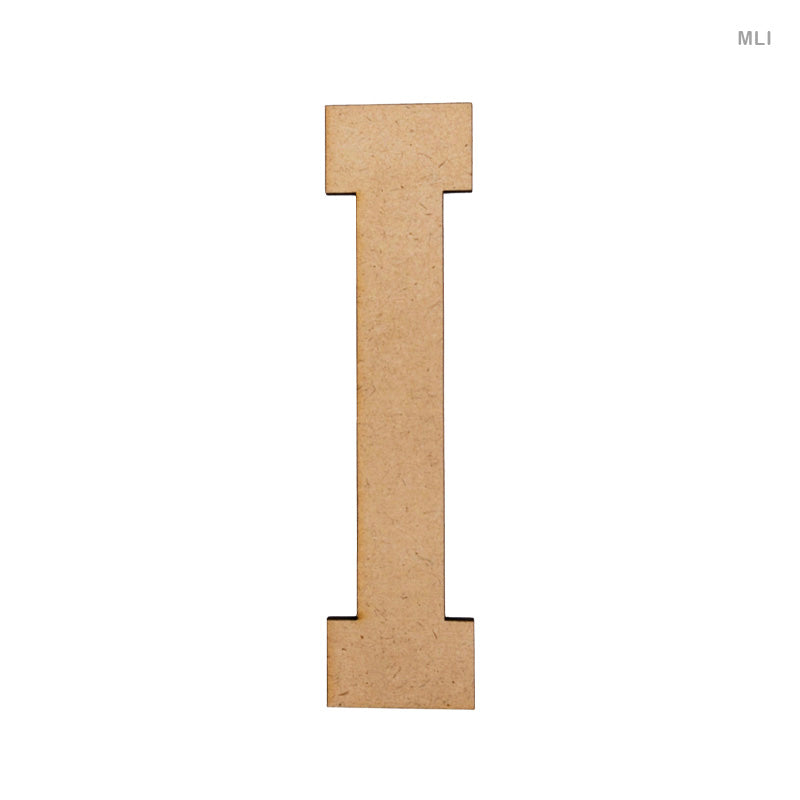 Gift To Love | Letter I Mdf Cutout | Size : 6 Inch | Code : MLI