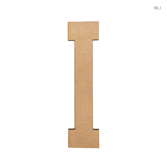 Gift To Love | Letter I Mdf Cutout | Size : 6 Inch | Code : MLI