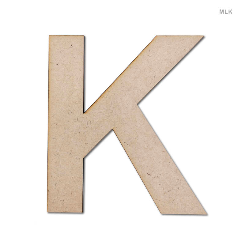 Gift To Love | Mdf Letter K | Size : 6 Inch | Code : MLK