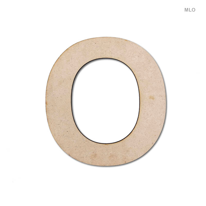 Gift To Love | Letter O Mdf Cutout | Size : 6 Inch | Code : MLO