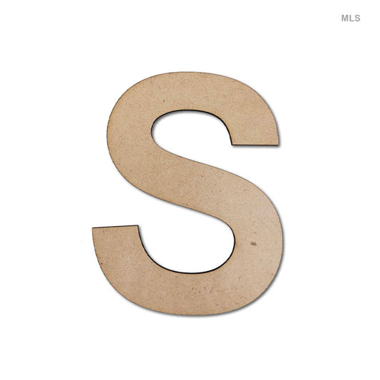 Gift To Love | Mdf Letter S | Size : 6 Inch | Code : MLS