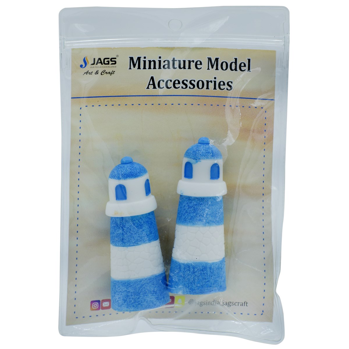 Gift To Love | Miniature Model Light House | Pcs : 2 Pcs | Code : MMA25