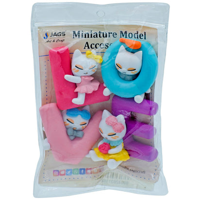 Gift To Love | Miniature Model Love | Pcs : 4 Pcs | Code : MMA29