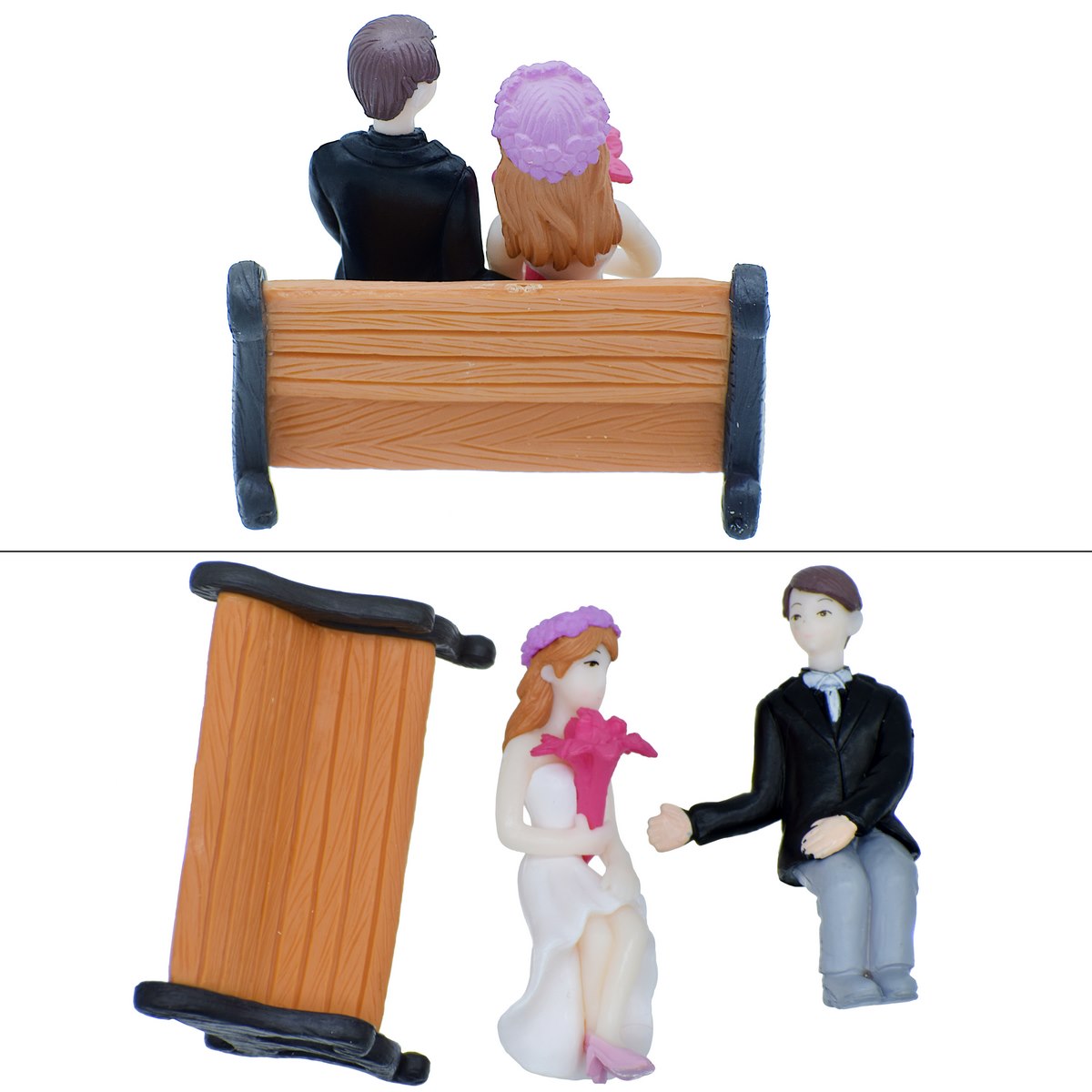 Gift To Love | Miniature Model Couple With Chair Set | Code : MMA34
