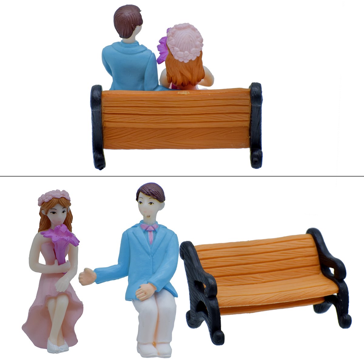 Gift To Love | Miniature Model Couple With Chair Set | Code : MMA35