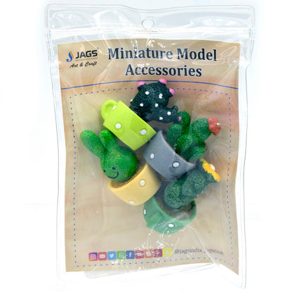 Gift To Love | Miniature Model Cactus Set | Pcs : 4 Pcs | Code : MMA36