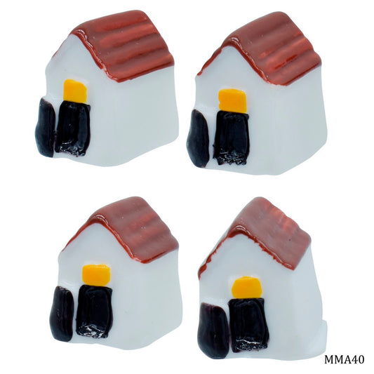 Gift To Love | Miniature Model Mini House | Pcs : 4 Pcs | Code : MMA40