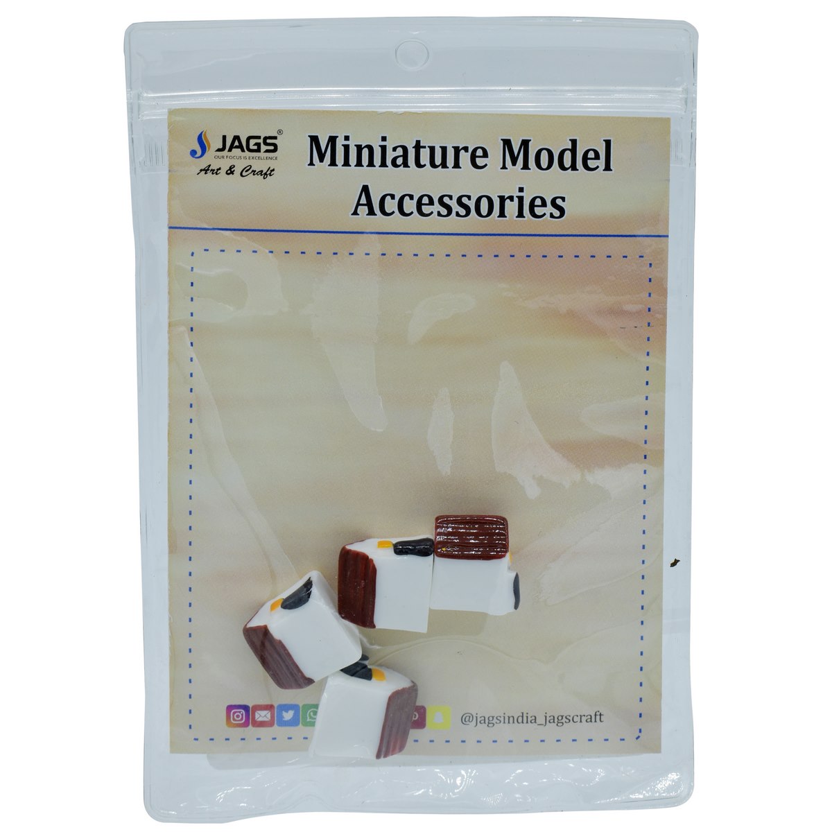 Gift To Love | Miniature Model Mini House | Pcs : 4 Pcs | Code : MMA40