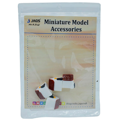 Gift To Love | Miniature Model Mini House | Pcs : 4 Pcs | Code : MMA40